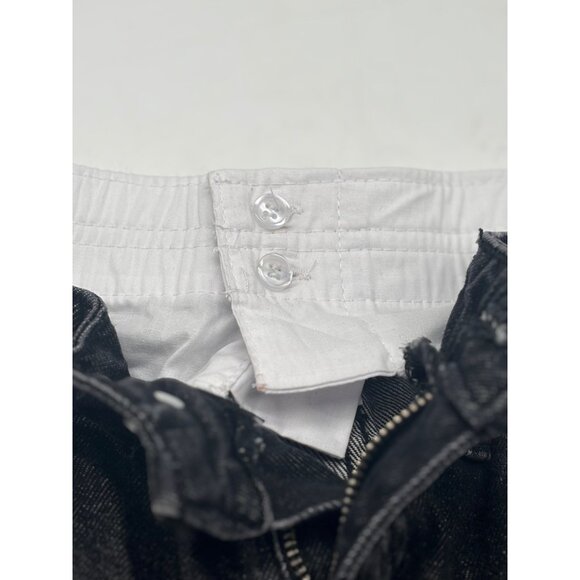 PTCL Women’s Double Waist Denim Miniskirt, Black, Sz. S - Picture 4 of 11